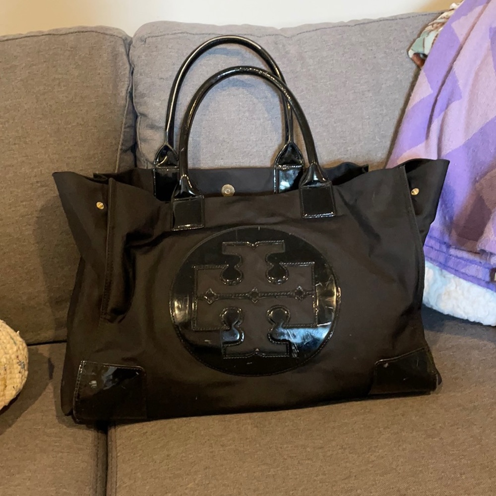 Spacious Tory Burch tote!